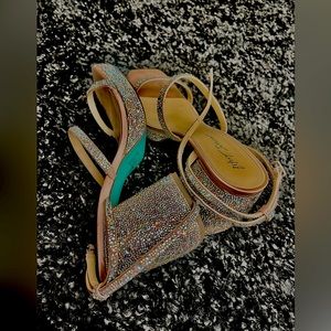 Betsey Johnson Rhinestone Heel